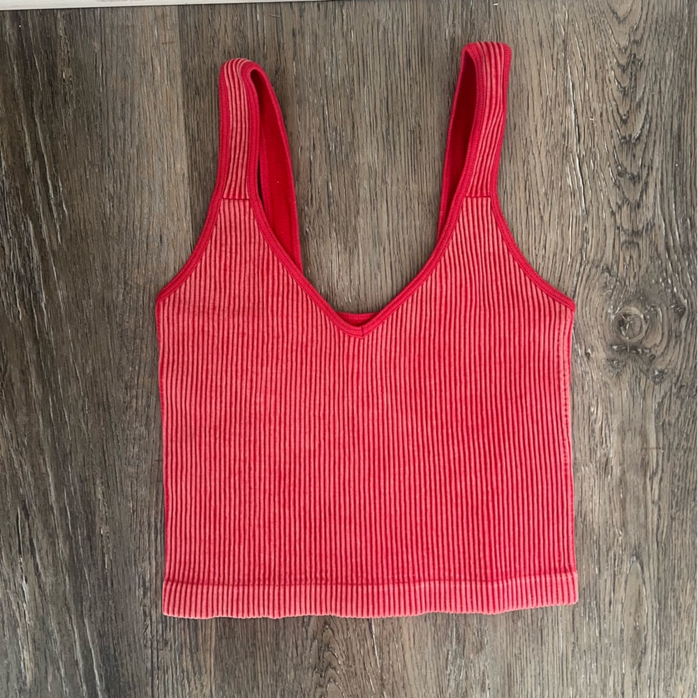 Bella Seamless ribbed crop tank top - Picture 8 of 10